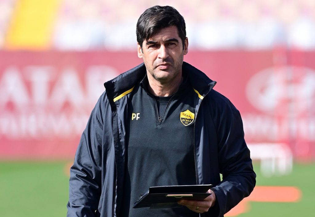 Fonseca Europa League, l'AS Roma in allenamento alla vigilia di Roma vs Braga