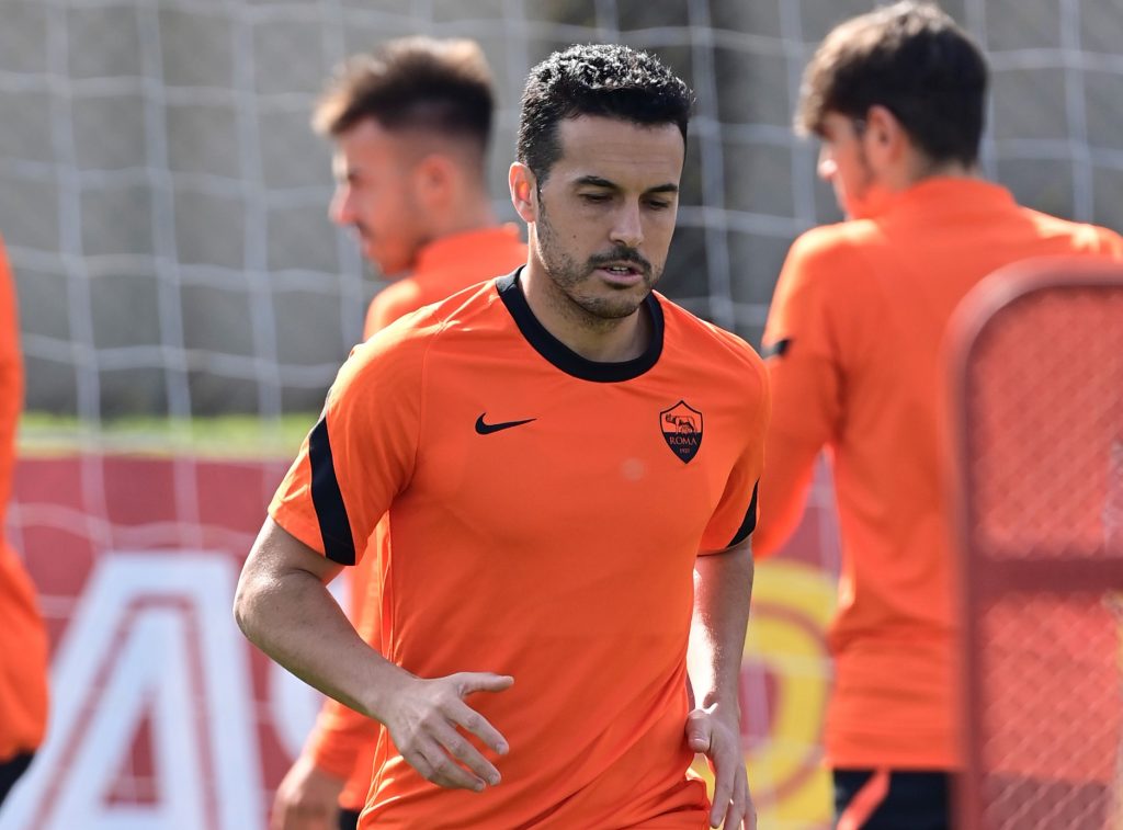 Pedro Europa League, l'AS Roma in allenamento alla vigilia di Roma vs Braga