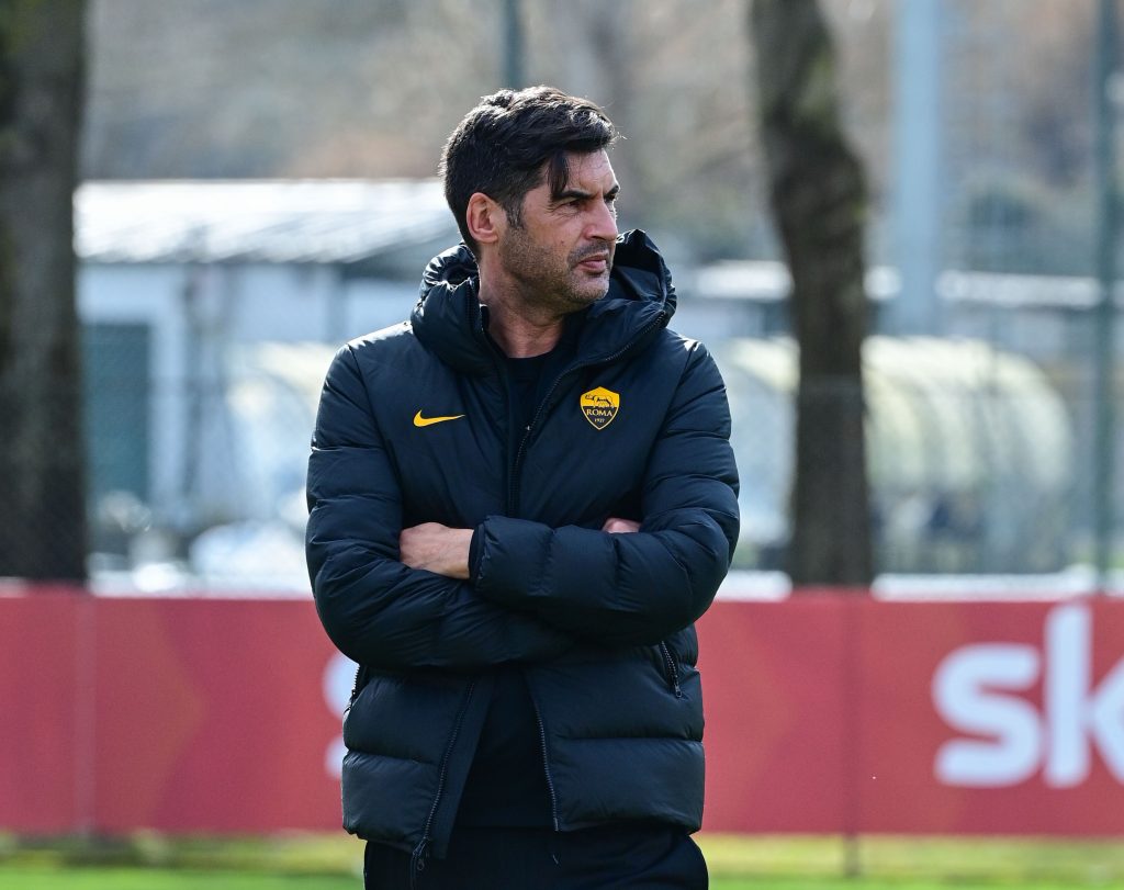 Fonseca AS Roma, sessione di allenamento a TrigoriaAS Roma, sessione di allenamento a Trigoria