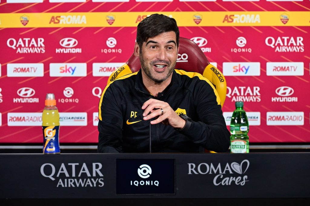 AS Roma, conferenza stampa di Paulo Fonseca