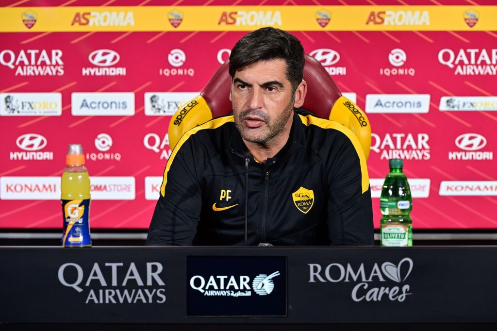 AS Roma, conferenza stampa di Paulo Fonseca