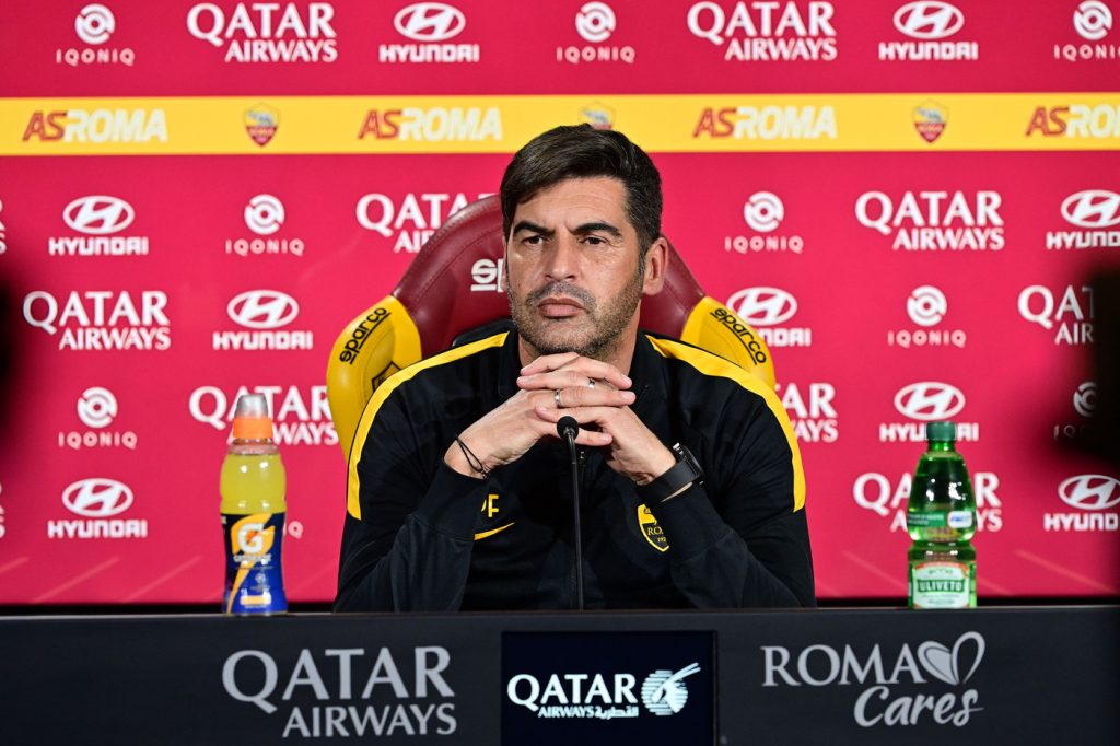 AS Roma, conferenza stampa di Paulo Fonseca