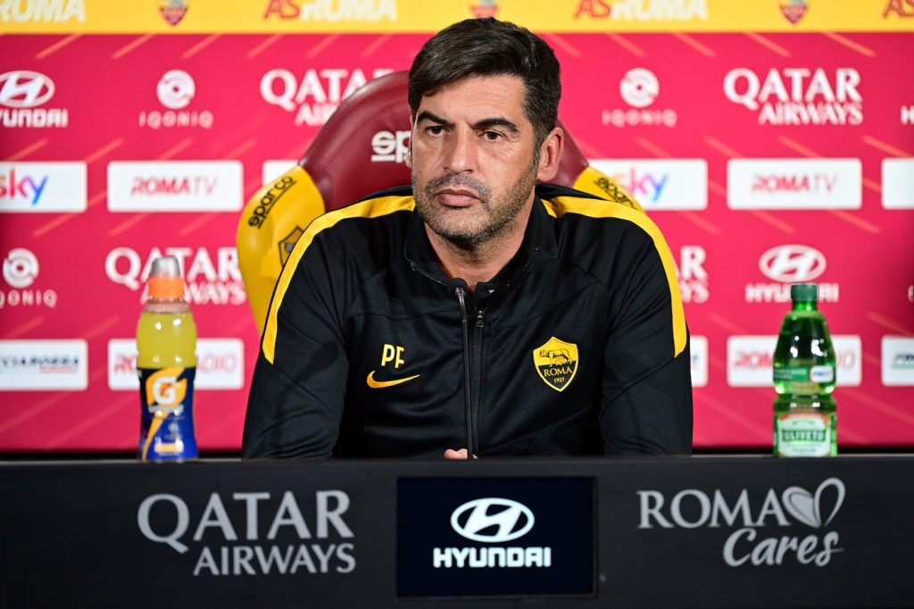 AS Roma, conferenza stampa di Paulo Fonseca