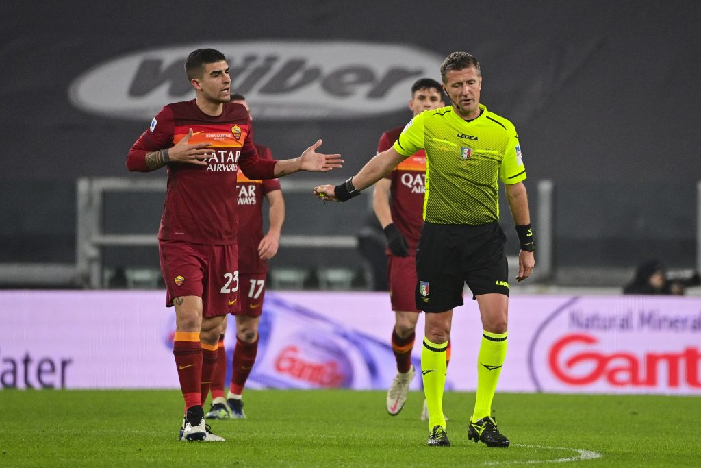 Orsato Mancini Juventus vs Roma - Serie A TIM 2020/2021