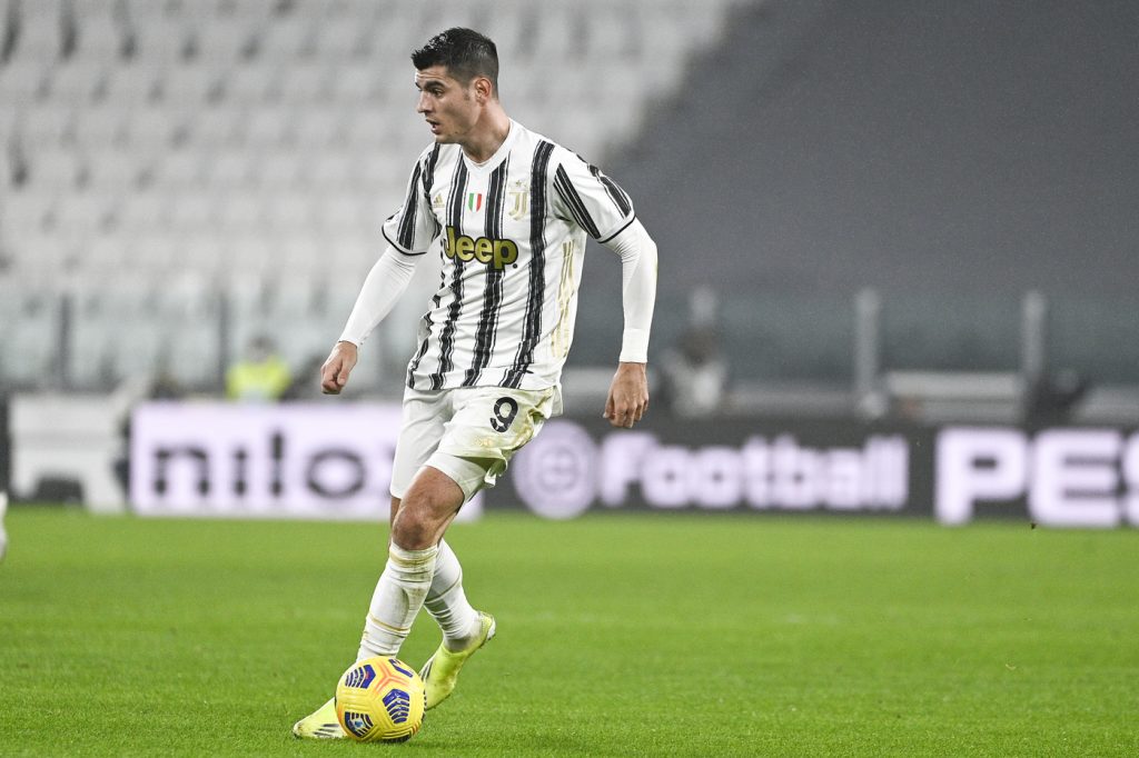 morata Juventus vs Roma - Serie A TIM 2020/2021
