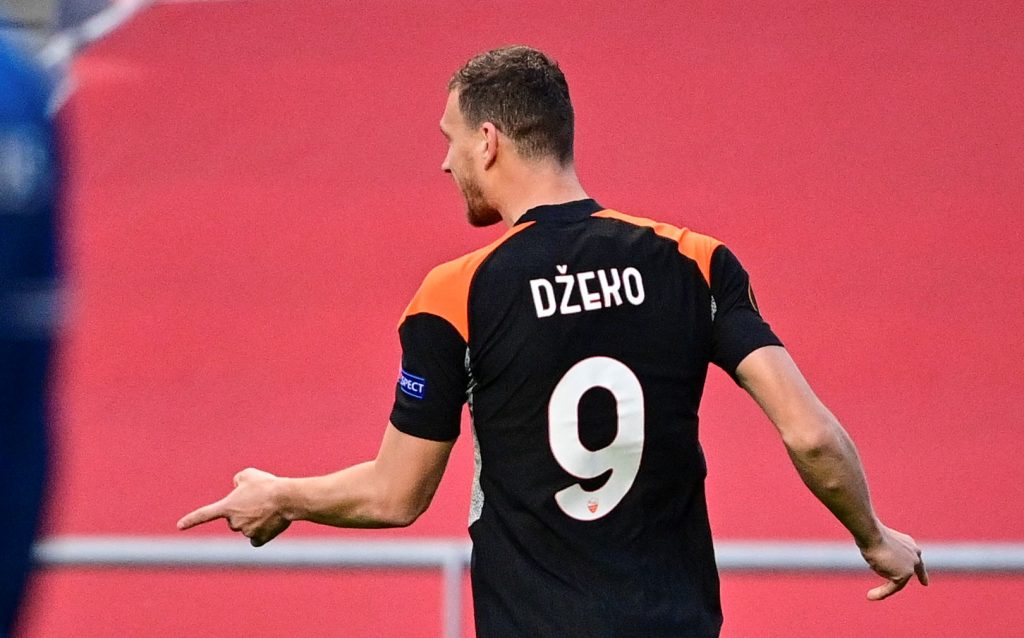 Dzeko Sporting Braga vs Roma - Europa League, sedicesimi di finale