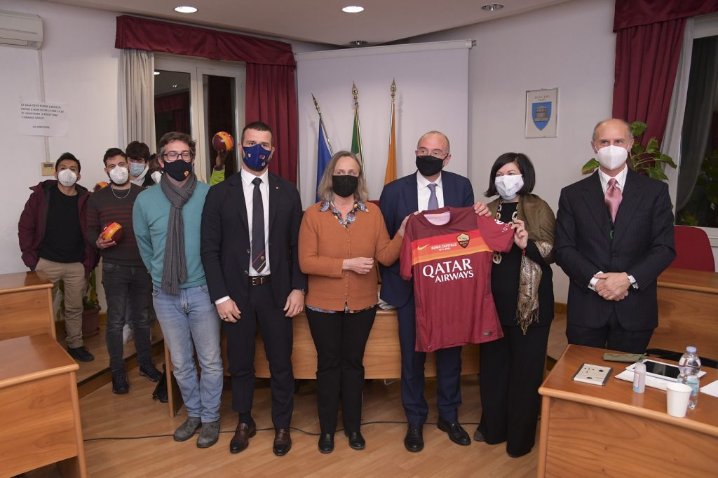 scalera pastorella L'ASRoma celebra l'anniversario dei 150 anni di Roma Capitale.