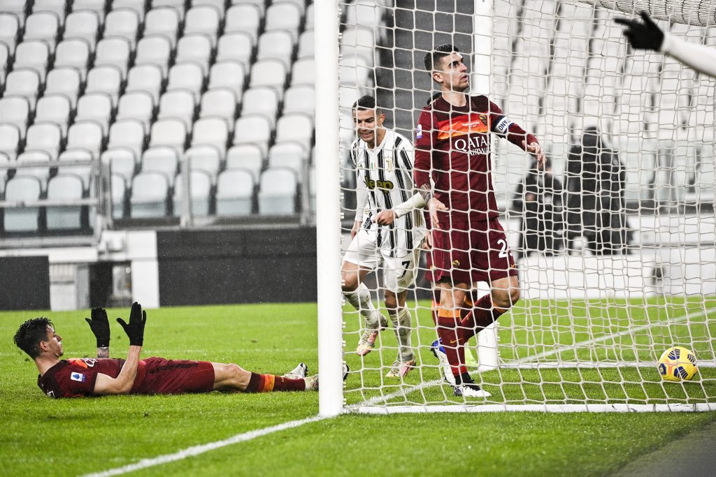 Ibanez Mancini autogol Juventus vs Roma - Serie A TIM 2020/2021