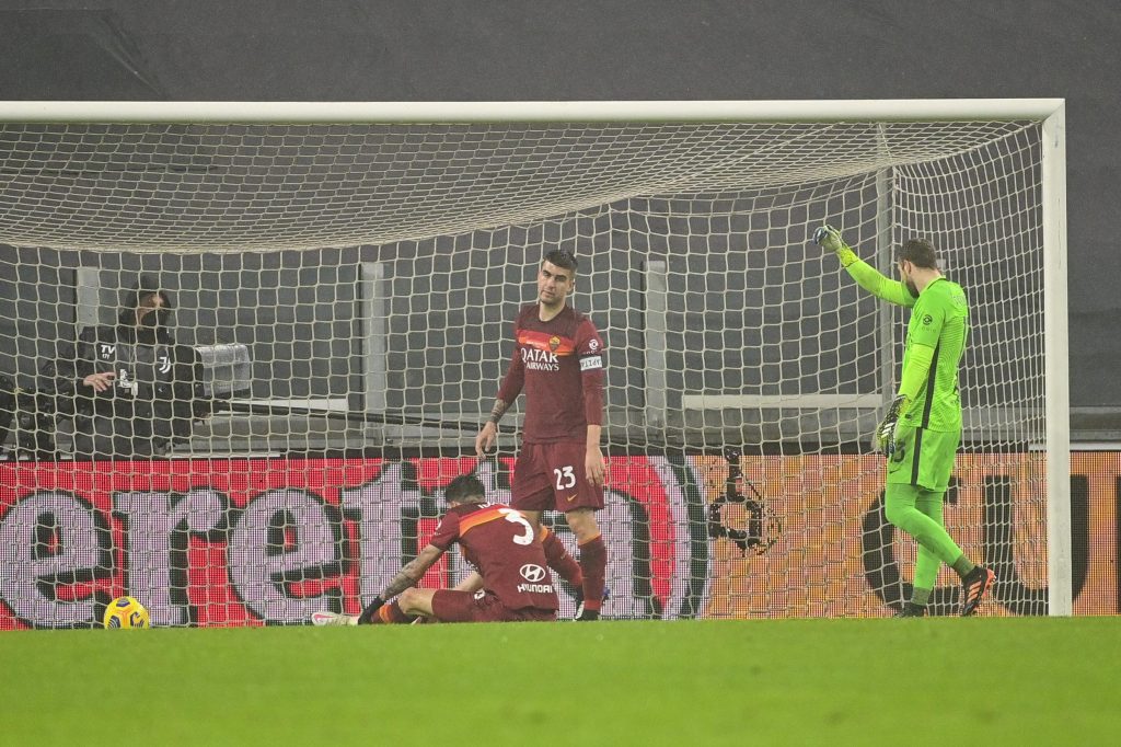 Mancini Ibanez autogol Juventus Roma