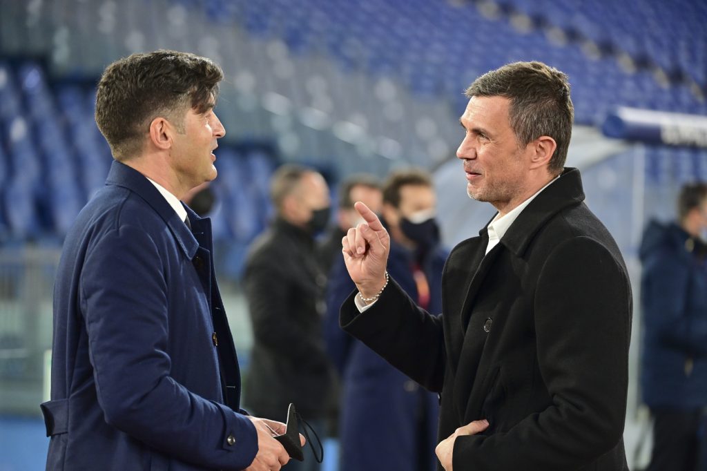 maldini fonseca Roma vs Milan - Serie A TIM 2020/2021