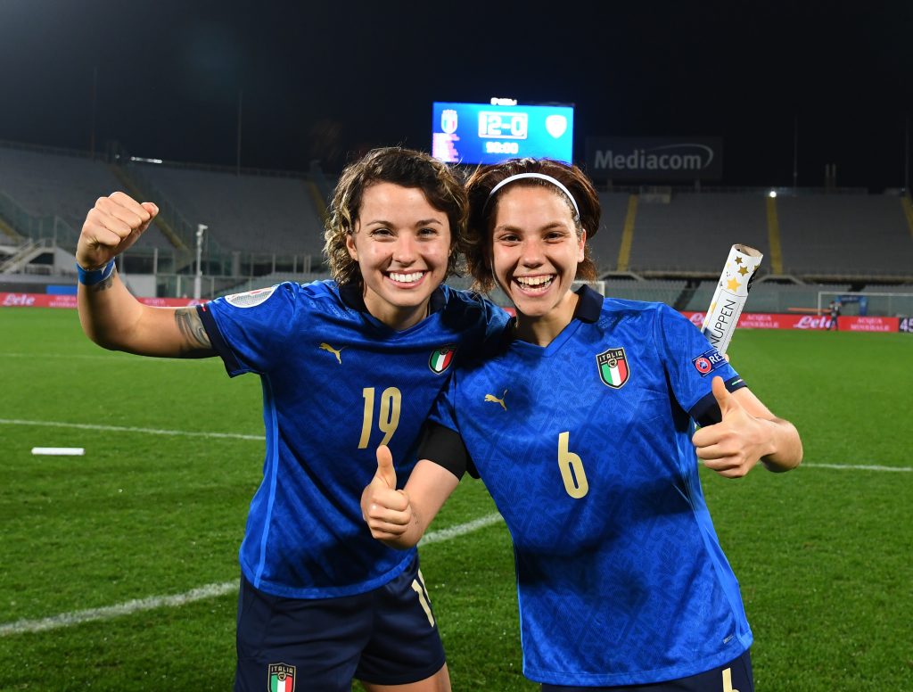 Italy v Israel - UEFA Women's EURO 2022 Qualifier Giugliano