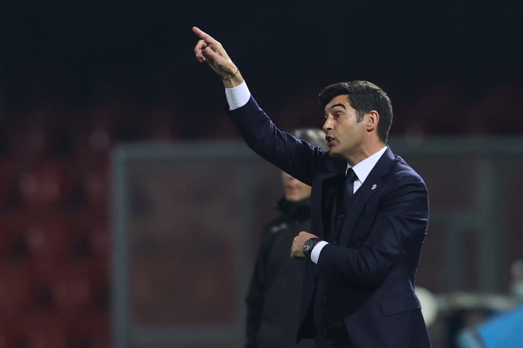 Fonseca Benevento vs Roma - Serie A TIM 2020/2021