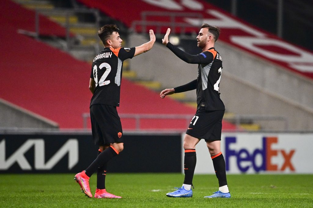 El Shaarawy Mayoral Sporting Braga vs Roma - Europa League, sedicesimi di finale