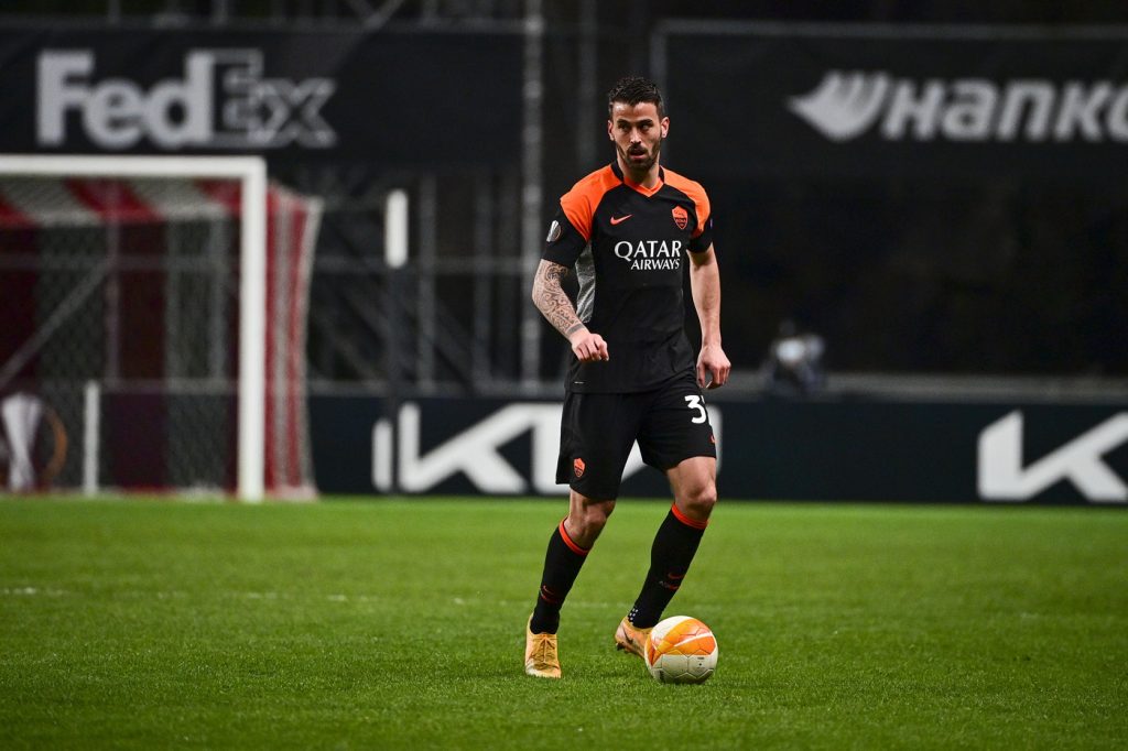Spinazzola Sporting Braga vs Roma - Europa League, sedicesimi di finale