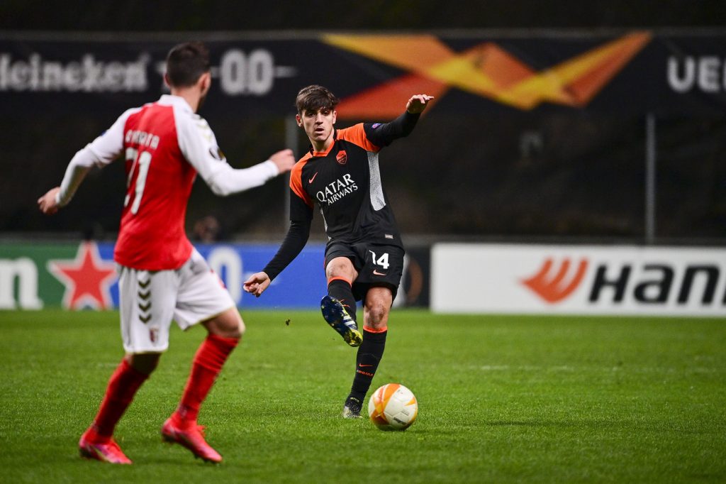Villar Sporting Braga vs Roma - Europa League, sedicesimi di finale