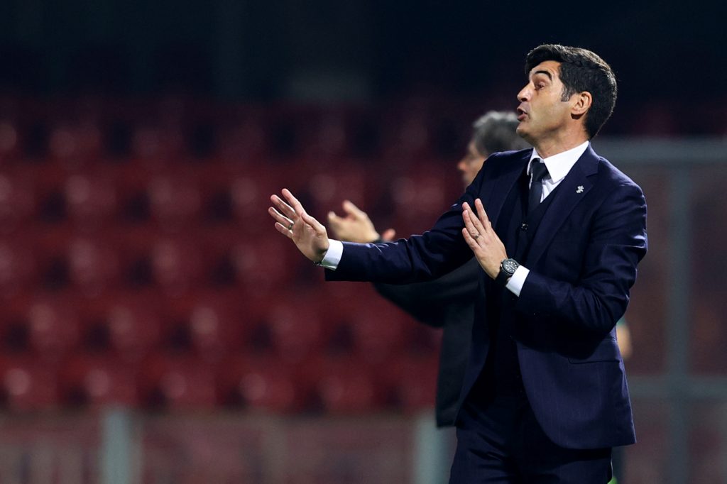 Fonseca Benevento vs Roma - Serie A TIM 2020/2021