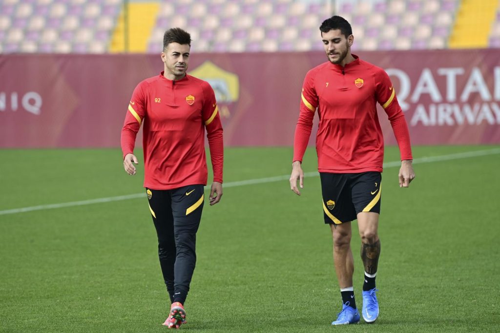 roma allenamento trigoria pellegrini el shaarawy