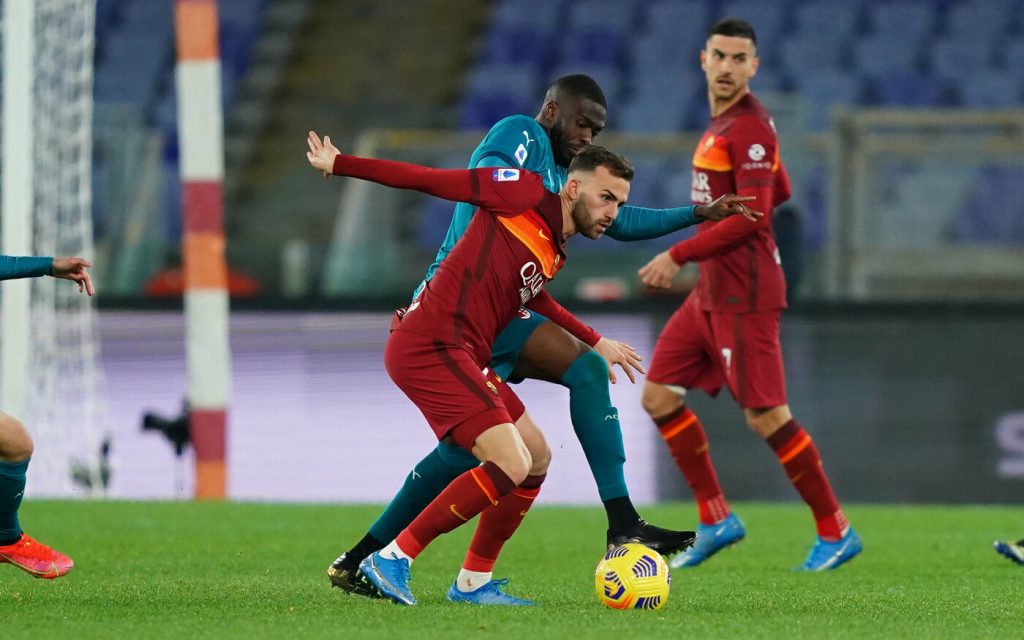 mayoral tomori Roma vs Milan - Serie A TIM 2020/2021