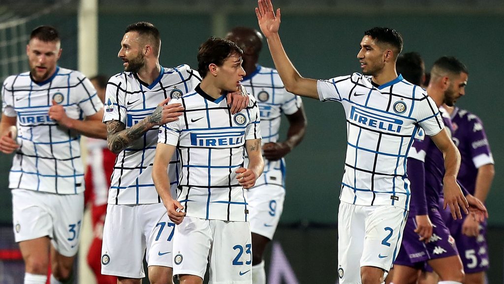barella hakimi ACF Fiorentina  v FC Internazionale - Serie A