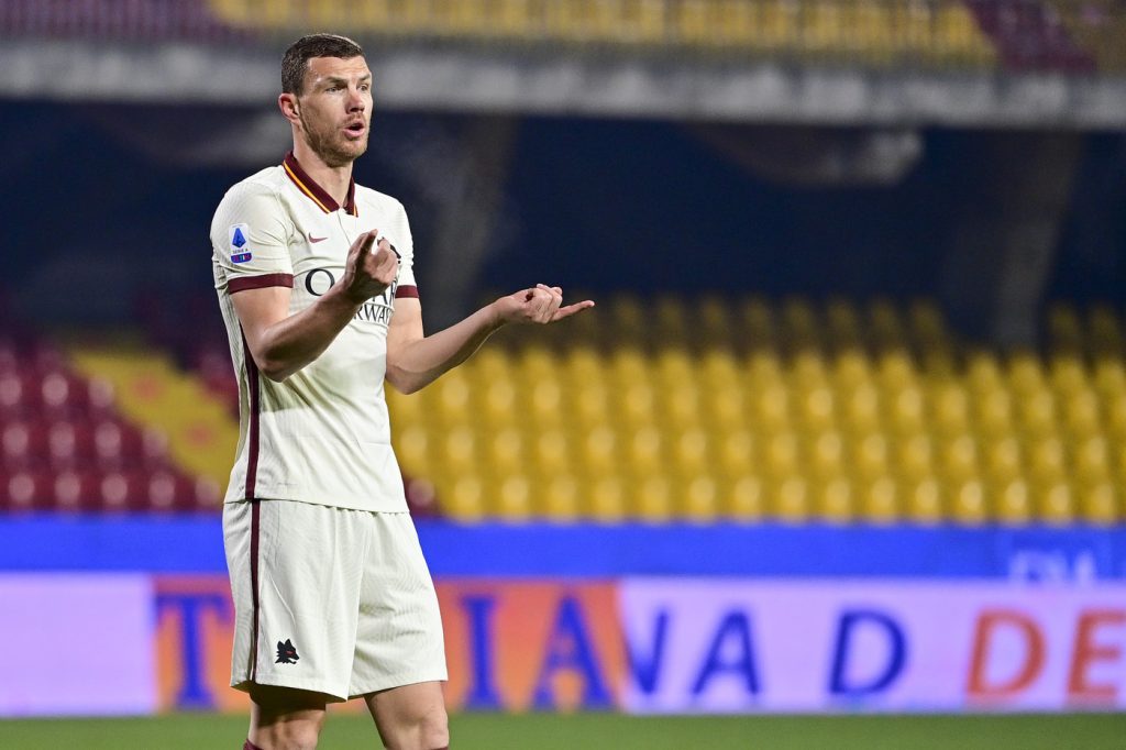 Dzeko Benevento vs Roma - Serie A TIM 2020/2021