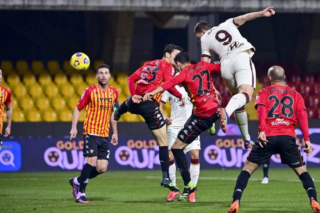 Dzeko Benevento vs Roma - Serie A TIM 2020/2021