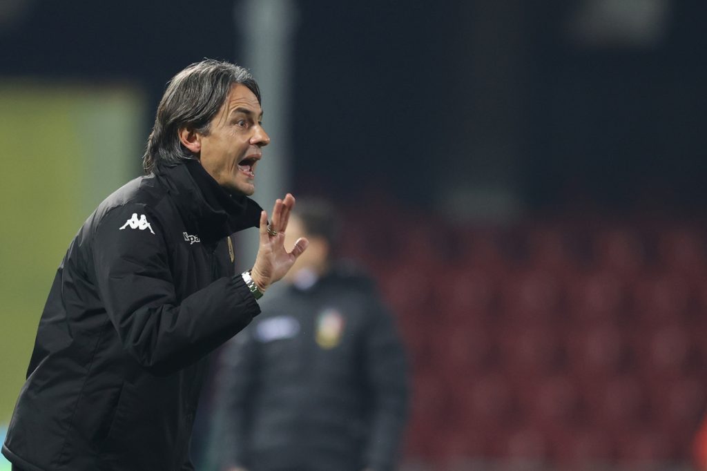 Inzaghi Benevento vs Roma - Serie A TIM 2020/2021