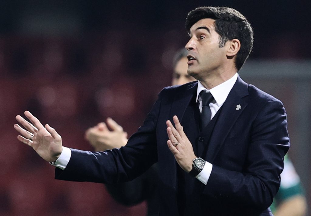 Fonseca Benevento vs Roma - Serie A TIM 2020/2021