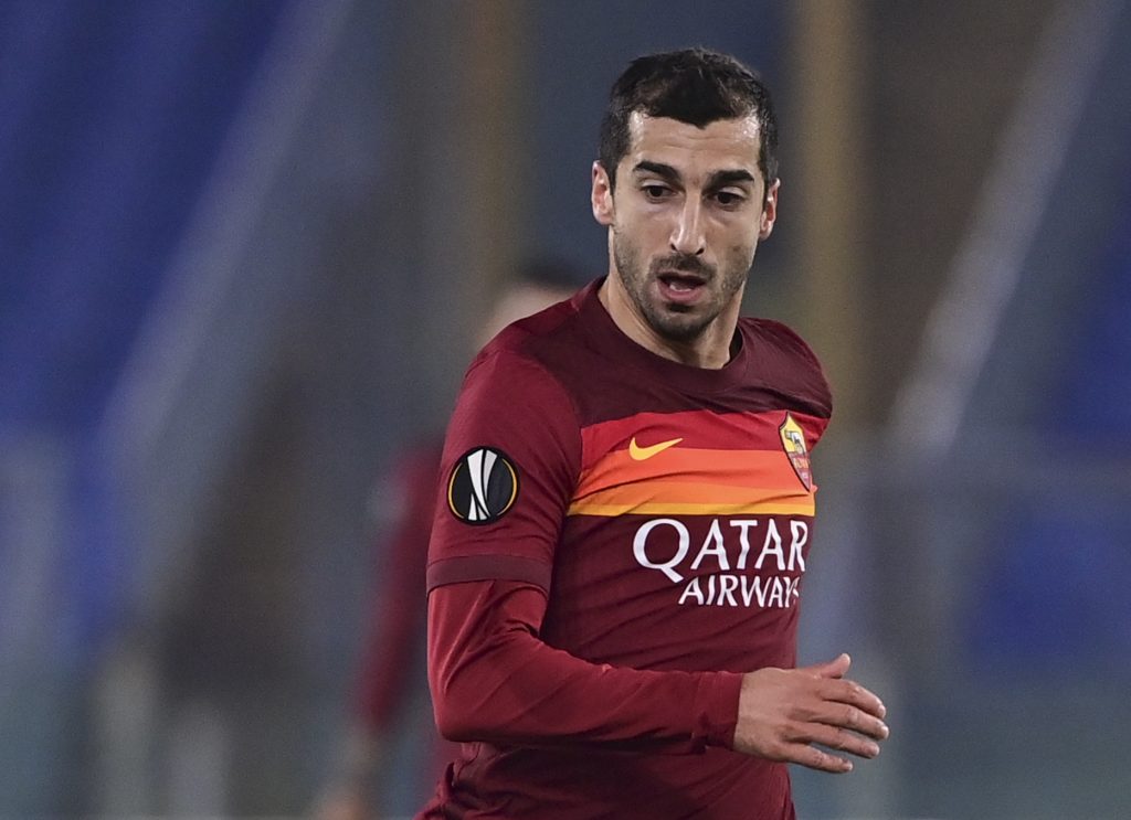 Roma vs Braga mkhitaryan