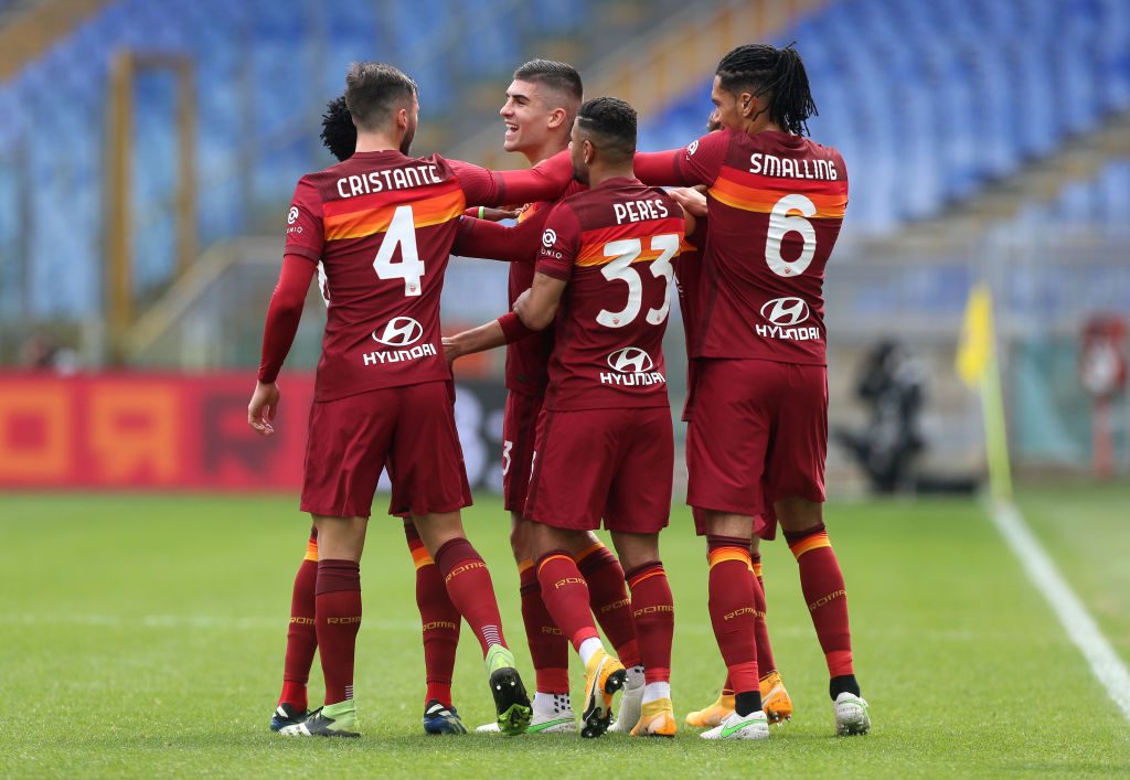 Mancini peres smalling cristante AS Roma  v Genoa CFC - Serie A