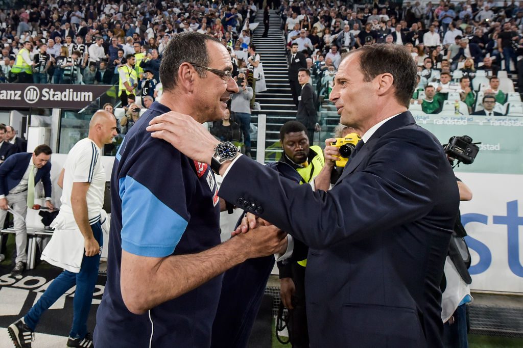 Juventus v SSC Napoli - Serie A Allegri Sarri