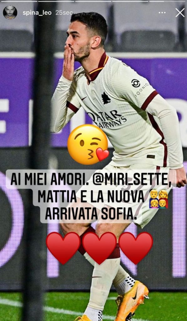Spinazzola bacio