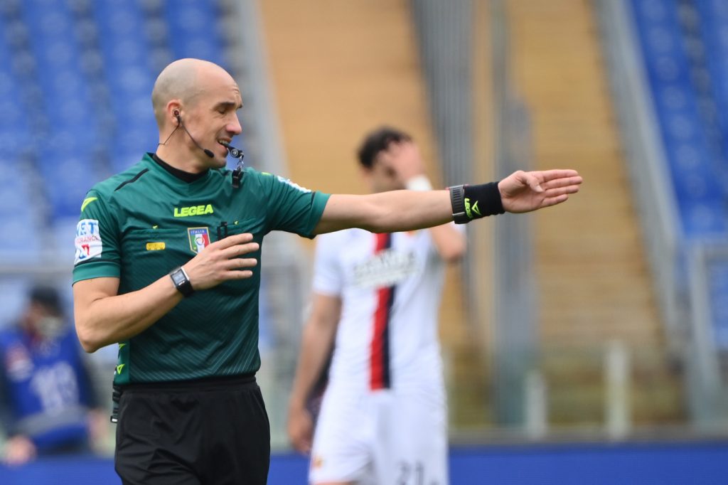 fabbri Roma vs Genoa - Serie A Tim 2020 2021
