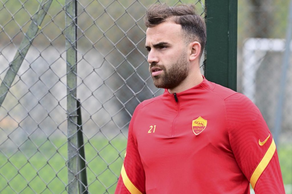 Mayoral AS Roma, sessione di allenamento a Trigoria
