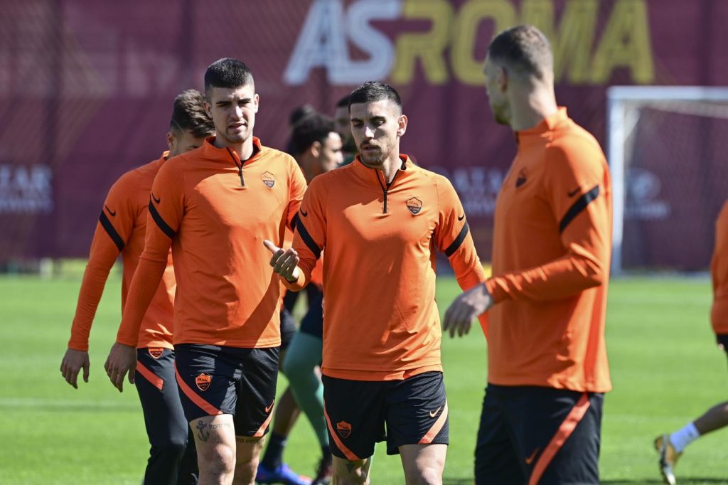 roma-allenamento-mkhitaryan-dzeko-mancini