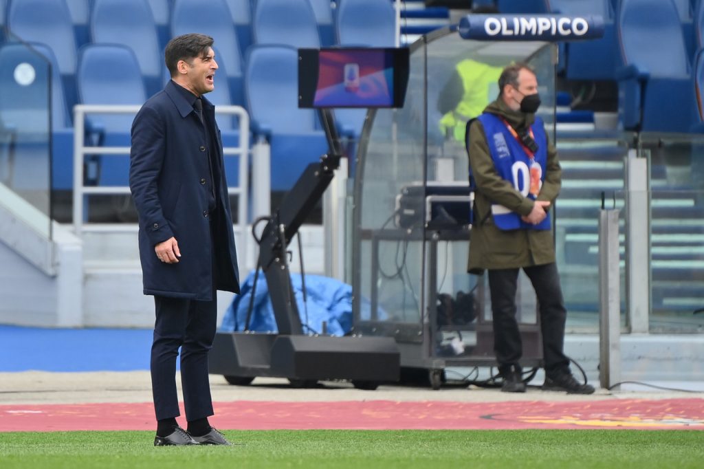 fonseca Roma vs Genoa - Serie A Tim 2020 2021