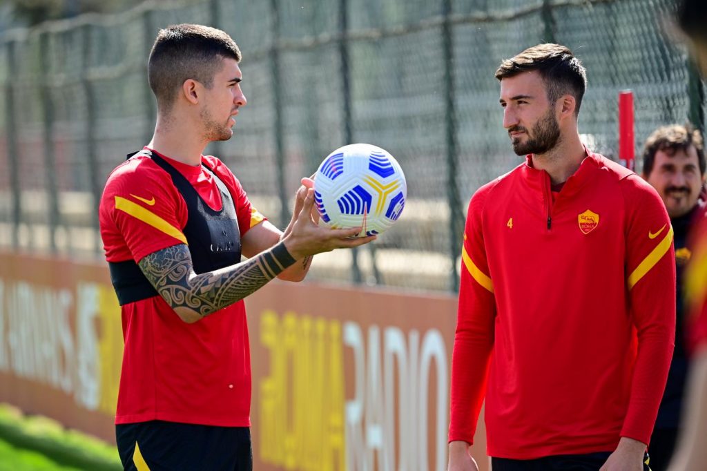 trigoria-allenamento-roma-mancini-cristante