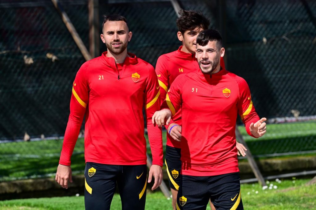 trigoria-allenamento-roma-mayoral-perez-villar