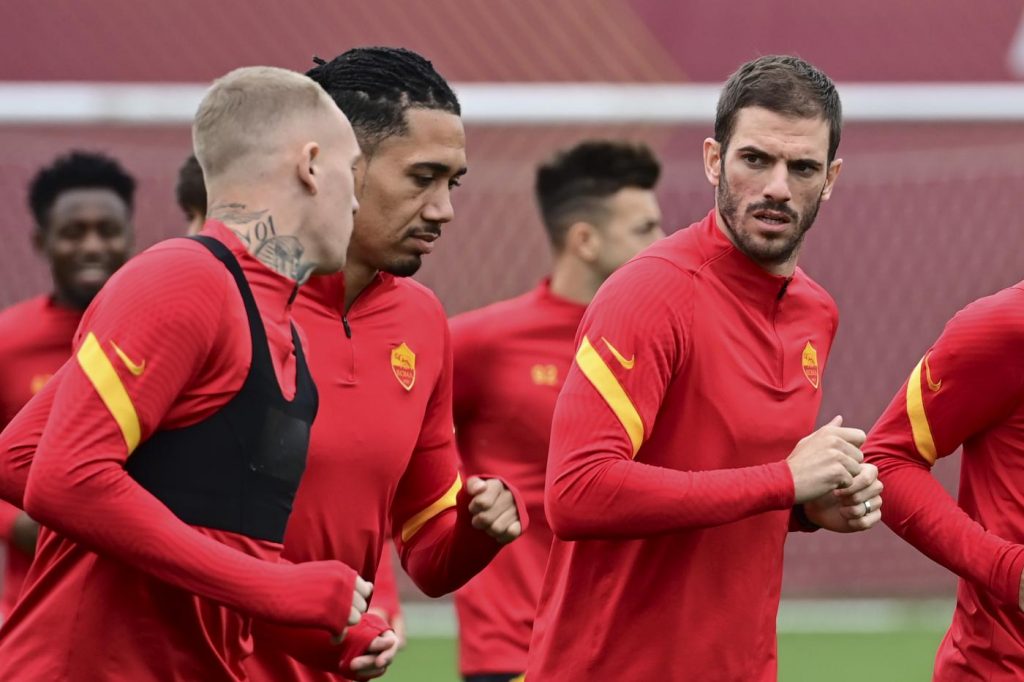 allenamento-roma-santon-karsdorp-smalling