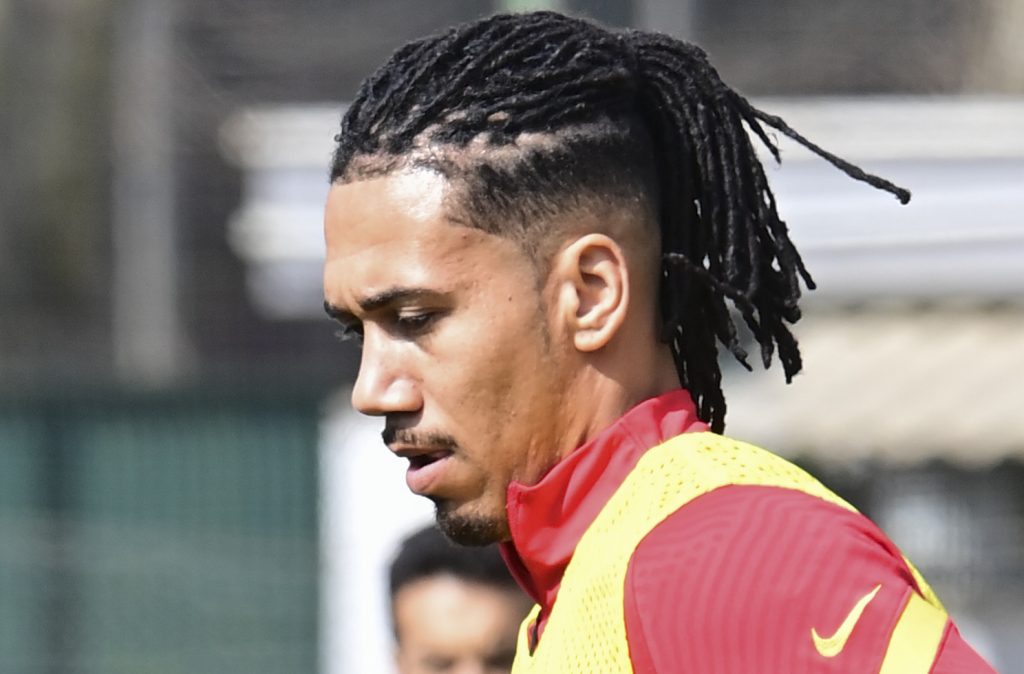 smalling AS Roma, sessione di allenamento a Trigoria