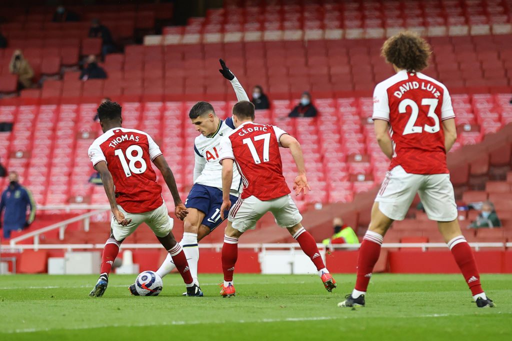lamela Arsenal v Tottenham Hotspur - Premier League