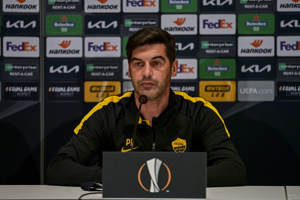 AS Roma, conferenza stampa di presentazione del match Shakhtar Donetsk-Roma fonseca