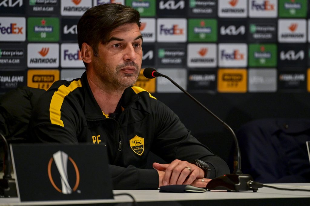 AS Roma, conferenza stampa di presentazione del match Shakhtar Donetsk-Roma fonseca