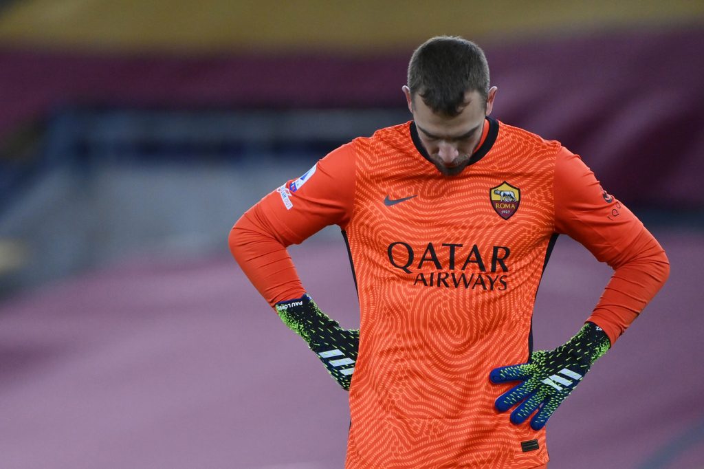 pau lopez Roma vs Napoli - Serie A TIM 2020/2021