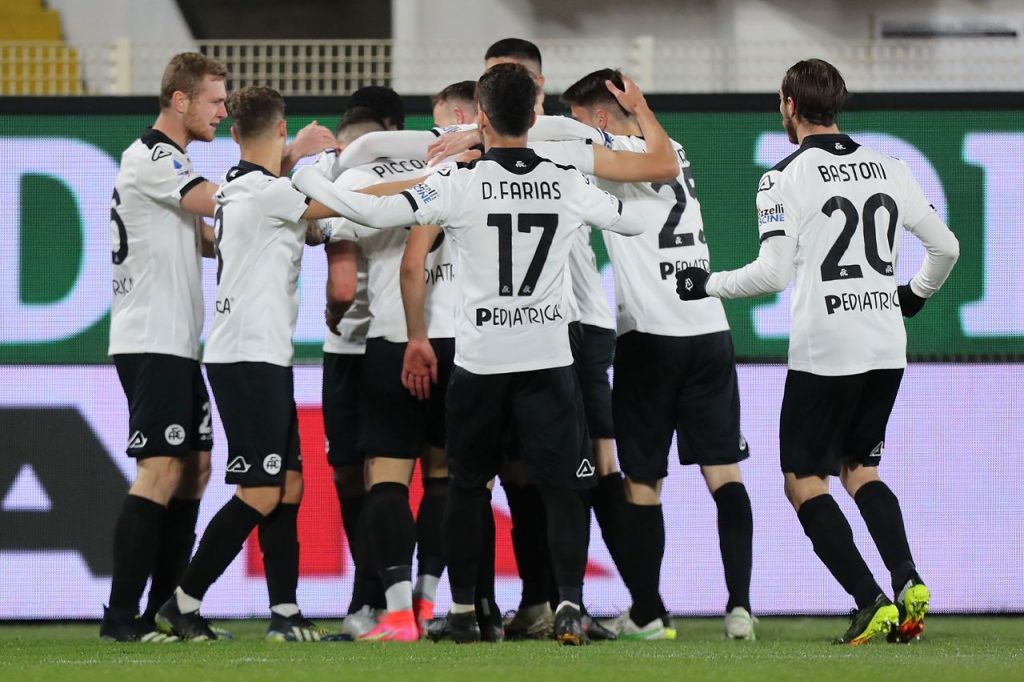 spezia cagliari gol