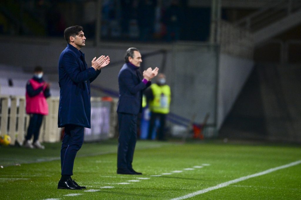 astori applausi fonseca Fiorentina vs Roma - Serie A TIM 2020/2021