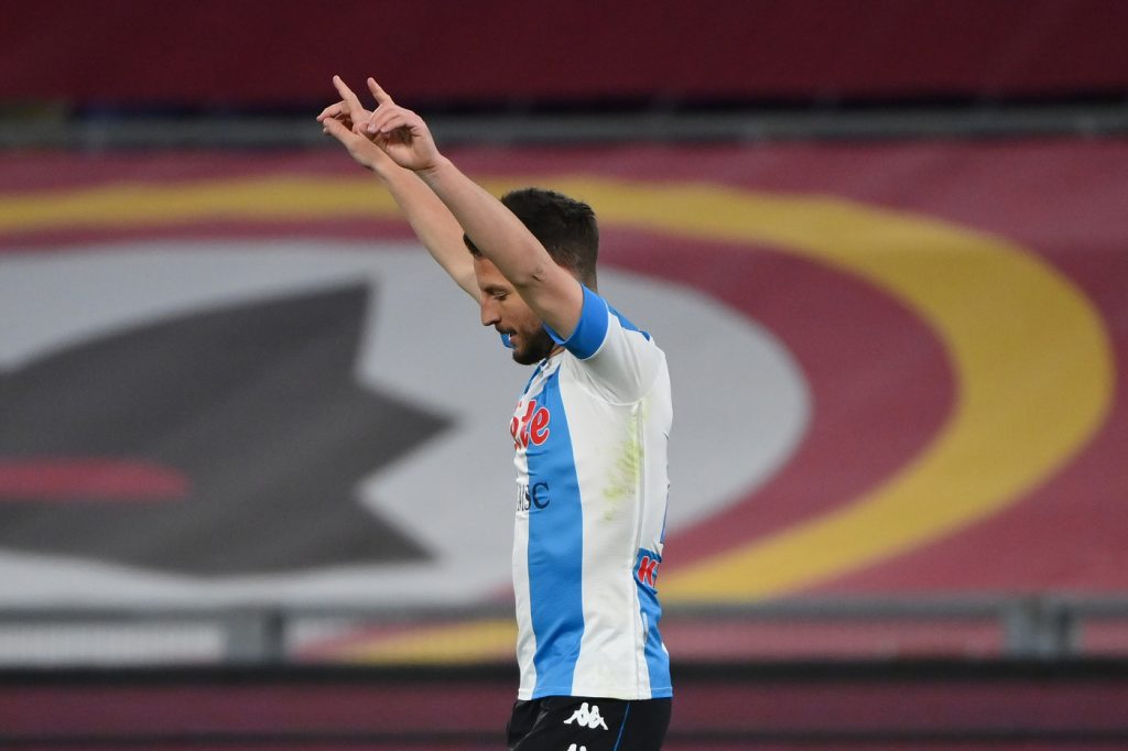 Mertens Roma vs Napoli - Serie A TIM 2020/2021