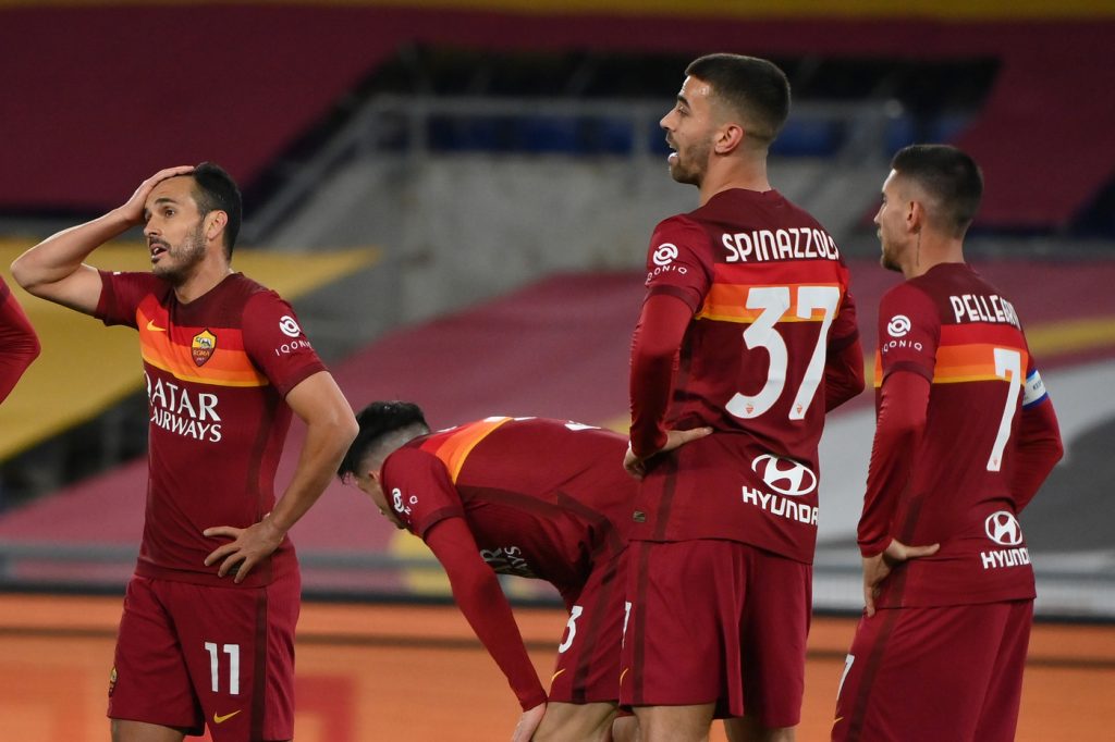 Spinazzola Pedro Roma vs Napoli - Serie A TIM 2020/2021