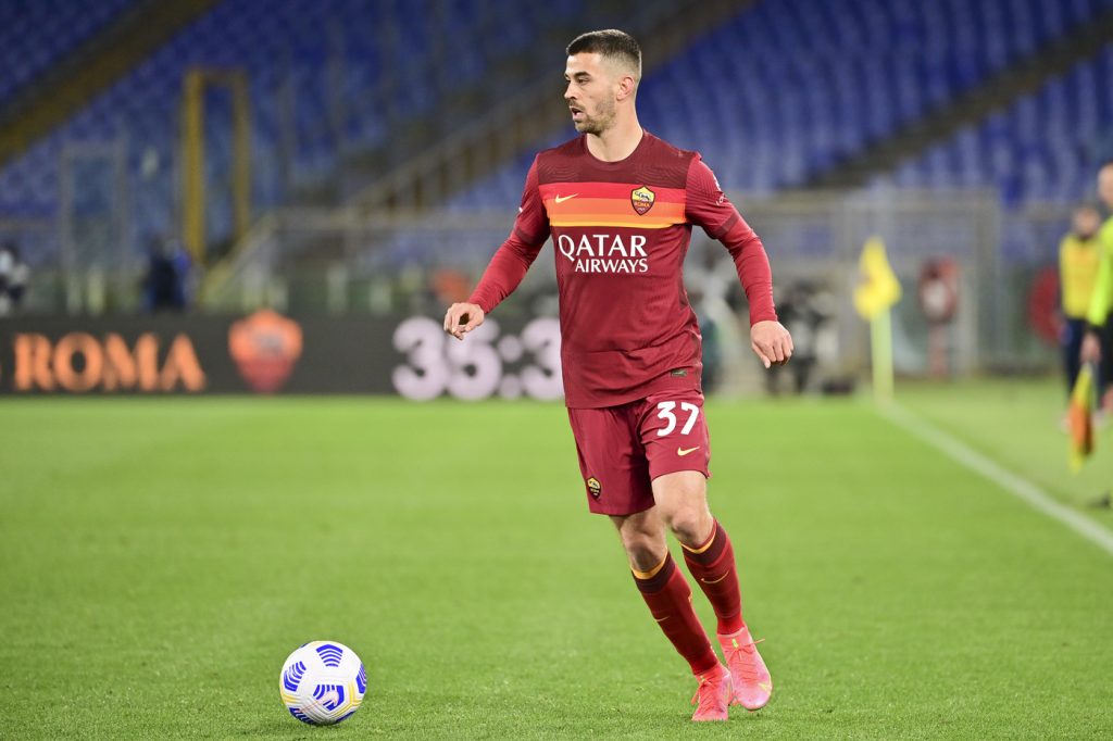 Spinazzola Roma vs Napoli - Serie A TIM 2020/2021