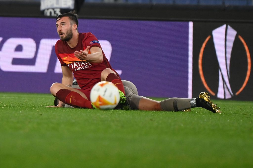 cristante Roma vs Shakhtar Donetsk - Europa League 2020/2021 - Ottavi di Finale - Andata