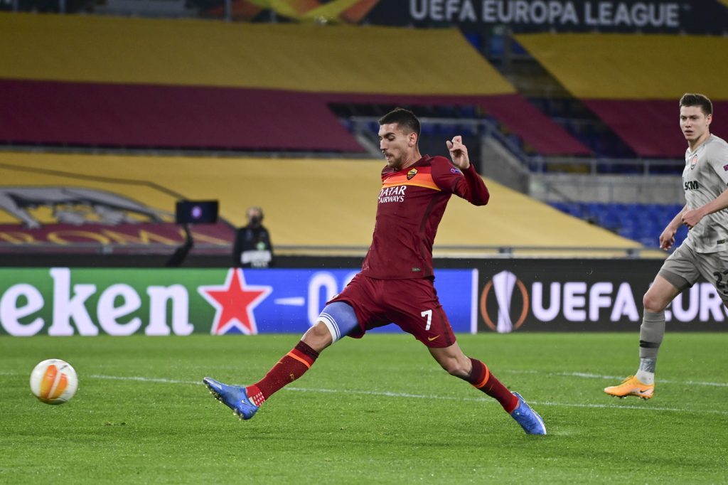 pellegrini Roma vs Shakhtar Donetsk - Europa League 2020/2021 - Ottavi di Finale - Andata